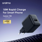 Oraimo (OCW-5184E Plus C53) 18W Rapid Charge with Type-C Cable Cannon 18S - Black - Image 2