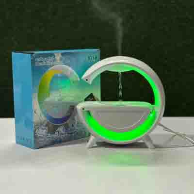 English: Enjoy a magical atmosphere with the Antigravity Humidifier Sound Y13. Floating mist, LED lights, and built-in Bluetooth speaker make your room cozy and relaxing. 🌫️💡🎶