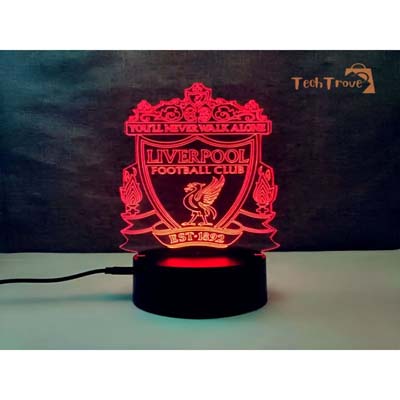 GearUP Acrylic Multicolor Night Lamp | Football Club | ফুটবল ক্লাব থিম নাইট ল্যাম্প