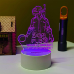 GearUP Acrylic Multicolor Night Lamp | PUBG | গেমিং থিম নাইট ল্যাম্প