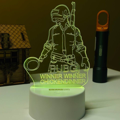 12785096135228429 GearUP Acrylic Multicolor Night Lamp | PUBG | Gaming LED Night Lamp - Image 4