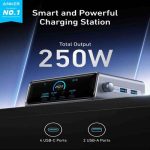Anker Prime 250W, GaNPrime Charger, 6 Port Charger, USB-C Charger, USB-A Charger, Fast Charging Wall Charger, Multi-Device Charger, Portable Charger, Anker Charger Bangladesh, দ্রুত চার্জার