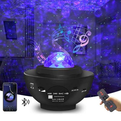 Galaxy Projector LED Night Light | ঘূর্ণনশীল স্টারি স্কাই প্রজেক্টর ল্যাম্প | রোমান্টিক ও রিলাক্সিং