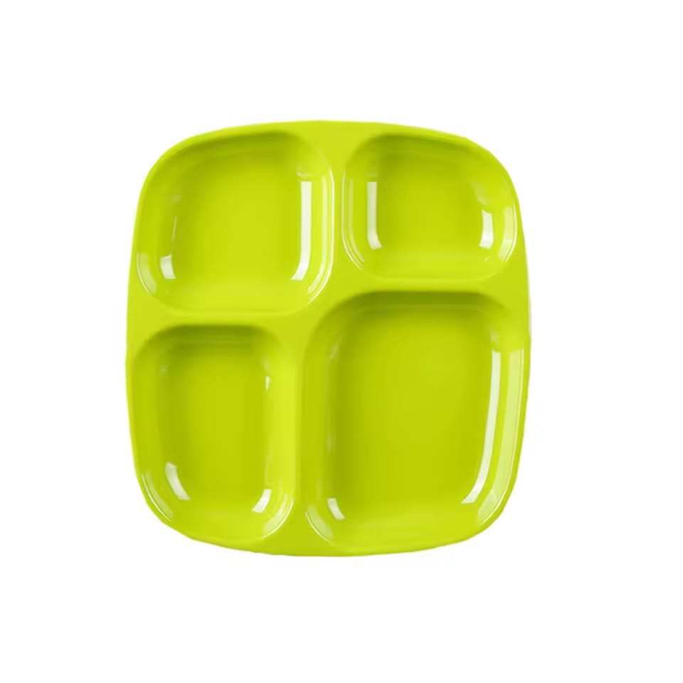 WhatsApp Image 2025-09-09 at 3.37.43 PM Melamine Fast Food Plate | Canteen Cafeteria Meal Plate | 3-Grid & 4-Grid Divided Plate | Commercial Plastic Tableware - Image 2