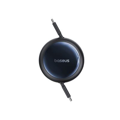 Baseus Nomos Cable, 100W USB-C Cable, Retractable USB-C Charger, Fast Charging USB-C, Portable USB-C Cable, Baseus Nomos 4.9ft, Durable USB-C Cable, USB-C to USB-C 100W, Baseus Bangladesh, Nomos Retractable Cable