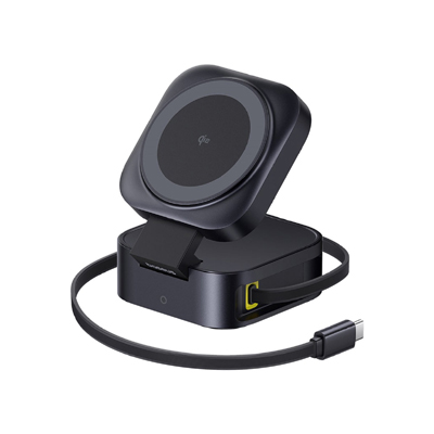 Baseus PicoGo 2-in-1, Qi2 Magnetic Wireless Charger, 67W Wireless Charger, iPhone Wireless Charger, Qi Fast Charger, Baseus Bangladesh, ম্যাগনেটিক ওয়্যারলেস চার্জার, দ্রুত চার্জিং, স্টাইলিশ চার্জার