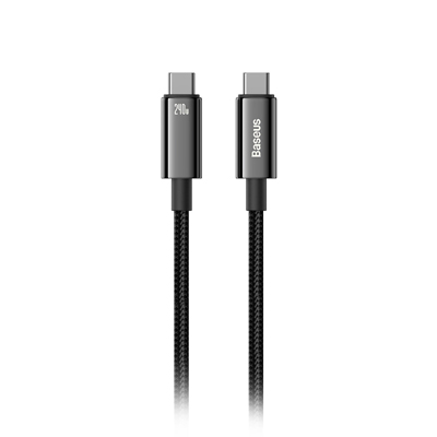 Baseus 240W USB-C Cable, Fast Charging USB-C, High Power USB-C Cable, USB-C to USB-C 240W, Durable USB-C Charger, Baseus USB-C Cable Bangladesh, 240W Fast Charger, Baseus Fast Charging Cable, USB-C Cable for Laptop & Smartphone