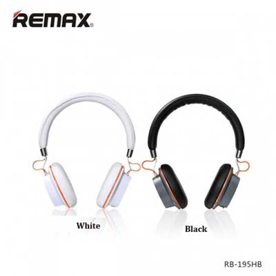 REMAX RB-195HB, Stereo Wireless Headphone, Multi-points Bluetooth Headphone, HiFi Sound Headphones, Over-Ear Bluetooth Headset, Wireless Music Headphones, Gaming Headphone, Multi-Device Headset, Long Battery Headphone, Remax Headphone Bangladesh