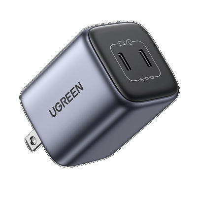 UGREEN Nexode 45W, UGREEN USB-C GaN Charger, 2 Ports Wall Charger, iPhone Fast Charger, iPad Charger, MacBook Charger, USB-C Fast Charging, GaN Technology Charger, UGREEN Bangladesh, Travel Charger